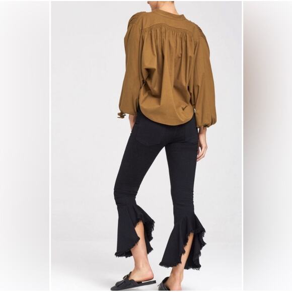 Citizen of Humanity - Women’s Drew Flounce High Rise Black Jean Pants Size: 26 - Picture 4 of 11